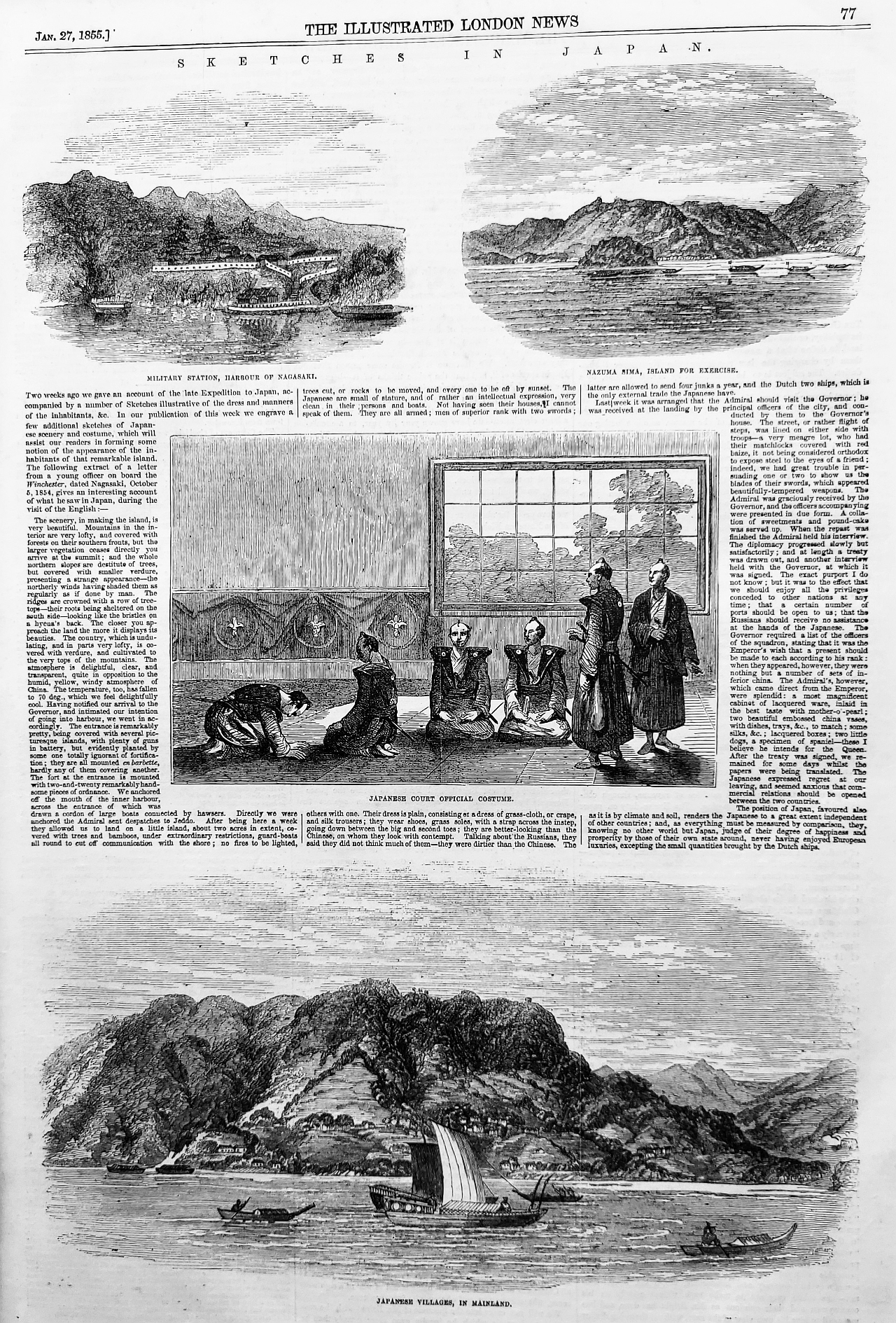 Sketches in Japan Jan 27 1855
